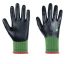 Honeywell Safety CoreShield Double Black Micro-Foam Nitrile Cut Resistant Work Gloves, Size 8, Medium, Nitrile Coating