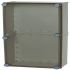 Fibox CAB PCQ Series Grey Polycarbonate General Purpose Enclosure, IP66, IP67, IK08, Transparent Lid, 600 x 300 x 170mm