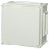 Fibox EKPK Series Grey Polycarbonate General Purpose Enclosure, IP66, IP67, IK08, Flanged, Grey Lid, 380 x 280 x 230mm