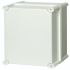 Fibox PC Series Grey Polycarbonate General Purpose Enclosure, IP65, IK08, Grey Lid, 280 x 190 x 130mm
