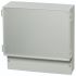 Fibox PC Series Grey Polycarbonate General Purpose Enclosure, IP65, IK07, Grey Lid, 383 x 383 x 134mm