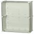 Fibox PC Series Grey Polycarbonate General Purpose Enclosure, IP65, IK08, Transparent Lid, 560 x 280 x 130mm