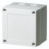 Fibox PCM Series Grey Polycarbonate General Purpose Enclosure, IP66, IP67, IK08, Grey Lid, 100 x 100 x 75mm