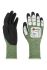 Tranemo RG0004 Black, Green 1% Anti-static, 10% Aramid, 10% Polyamide, 79% FR Viscose Flame Resistant Gloves, Size 10,