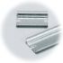 Fibox Steel DIN Rail, Top Hat Compatible, 316mm x 35mm x 1mm