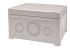 Fibox TAM Series Grey ABS Enclosure, IP65, IK07, Grey Lid, 130 x 130 x 75mm