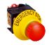 Sick ES21 Series Emergency Stop Push Button, Panel Mount, 1NO, 2NC, IP65
