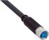 Sick Straight Female 3 way M8 to Connector & Cable, 10m