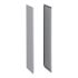 Schneider Electric PanelSeT Series RAL 7035 Grey Steel Side Panel, 1400mm H, 600mm W, for Use with PanelSeT SFN
