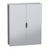 Schneider Electric PanelSeT SFN Series Galvanised Steel Double-Door-Door Floor Standing Enclosure, Plain Door Door,