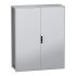 Schneider Electric PanelSeT Series Galvanised Steel Double-Door-Door Floor Standing Enclosure, Plain Door Door, IP55,