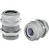 5311 Series Silver Brass Cable Gland, M20 Thread, IP66, IP68