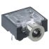 1501 DC Power Jack Rated At 1A, 12 VDC, PCB Mount, length 10mm, Silver Plated
