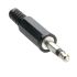 KLS DC Plug Rated At 1A, 34 V AC/DC, Cable Mount, length 42.2mm, Nickel Plated