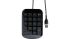 Targus AKP10EU Wired USB Numeric pad Mini Keyboard, Numeric, Black