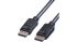 Roline Male DisplayPort to Male DisplayPort, PVC  Cable, 3840 x 2160, 1m