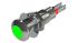 Indicador LED Marl 524, Verde, Ø montaje 8.1mm, 5 → 6V, IP67