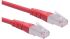 Roline Cat6 Straight Male RJ45 to Straight Male RJ45 Ethernet Cable, Red PVC Sheath, 2m