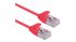 Roline Cat6a Straight Male RJ45 to Straight Male RJ45 Ethernet Cable, FTP, Red LSZH Sheath, 2m