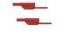 Cables de prueba Schutzinger de color Rojo, Conector, 1kV, 32A, 2m