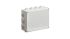 Caja de conexiones WISKA WIB 4/E, Termoplástico, RAL 7035 Gris luminoso, 230mm, 180mm, 88mm, 230x180x88mm, IP55