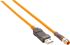 Sick Straight Male 4 way M8 to Straight Male USB A Connector & Cable, 10m