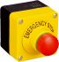 Sick ES21 Series Turn Release Emergency Stop Push Button, Surface Mount, 22mm Cutout, 2NC/1NO, IP65