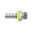 Parker Crimped Hose Fitting 1/4 in Hose, 3D982-4-4