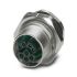 Phoenix Contact Connector, 8 Contacts, Rear Mount, M12 Connector, Socket, Female, IP67, SACC-DSI-FSY-8CON-M16-L180 SCO