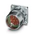 Phoenix Contact Connector, 12 Contacts, Front Mount, M23 Connector, Plug, Male, IP67, RF-12P2N8AWV00 Series