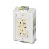 Phoenix Contact Ivory Plug Socket, 20A