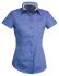 Stencil TDJH 2134S Slate Blue Cotton Shirt, UK 8, EU 8
