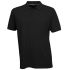 Stencil Series 1065 Black Cotton Polo Shirt, EUR- 6