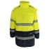 DNC Series 3467 Navy/Yellow Unisex Hi Vis Jacket, XS