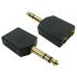 RS PRO A/V Connector Adapter, Male 6.35 mm Stereo to Female 6.35 mm Stereo