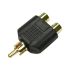 RS PRO A/V Connector Adapter, Male RCA to Female RCA