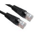 RS PRO Cat5e Straight Male RJ45 to Straight Male RJ45 Ethernet Cable, UTP, Black LSZH Sheath, 500mm