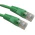 RS PRO, 2m Cat5e, Green RJ45 to Male RJ45 Male, UTPUnshielded, Terminated LSZH Sheath