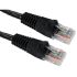 RS PRO Cat6 Straight Male RJ45 to Straight Male RJ45 Ethernet Cable, UTP, Black PVC Sheath, 500mm