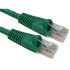 RS PRO Cat6 Straight Male RJ45 to Straight Male RJ45 Ethernet Cable, UTP, Green PVC Sheath, 5m