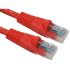 RS PRO Cat6 Straight Male RJ45 to Straight Male RJ45 Ethernet Cable, UTP, Red PVC Sheath, 5m