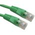 RS PRO Cat6 Straight Male RJ45 to Straight Male RJ45 Ethernet Cable, UTP, Green LSZH Sheath, 500mm