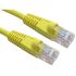 RS PRO Cat6 Straight Male RJ45 to Straight Male RJ45 Ethernet Cable, UTP, Yellow LSZH Sheath, 1.5m