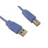 RS PRO USB 2.0 Cable, Male USB A to Male USB B USB Extension Cable, 1.8m