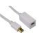 RS PRO Male Mini DisplayPort to Female Mini DisplayPort, PVC Display Port Cable, 2m