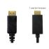 RS PRO Male DisplayPort to Male HDMI, PVC Display Port Cable, 4Kpixels, 1m