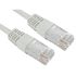 RS PRO, 500mm Cat5e, White RJ45 to Male RJ45 Male, UTPUnshielded, Terminated PVC Sheath