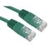 RS PRO Cat5e Straight Male RJ45 to Straight Male RJ45 Ethernet Cable, UTP, Green PVC Sheath, 1.5m