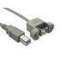 RS PRO USB 2.0 Cable, Female USB B to Female USB B USB Extension Cable, 3m