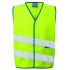 Leo Workwear Lime Hi-Vis Junior Hi Vis Vest, XL